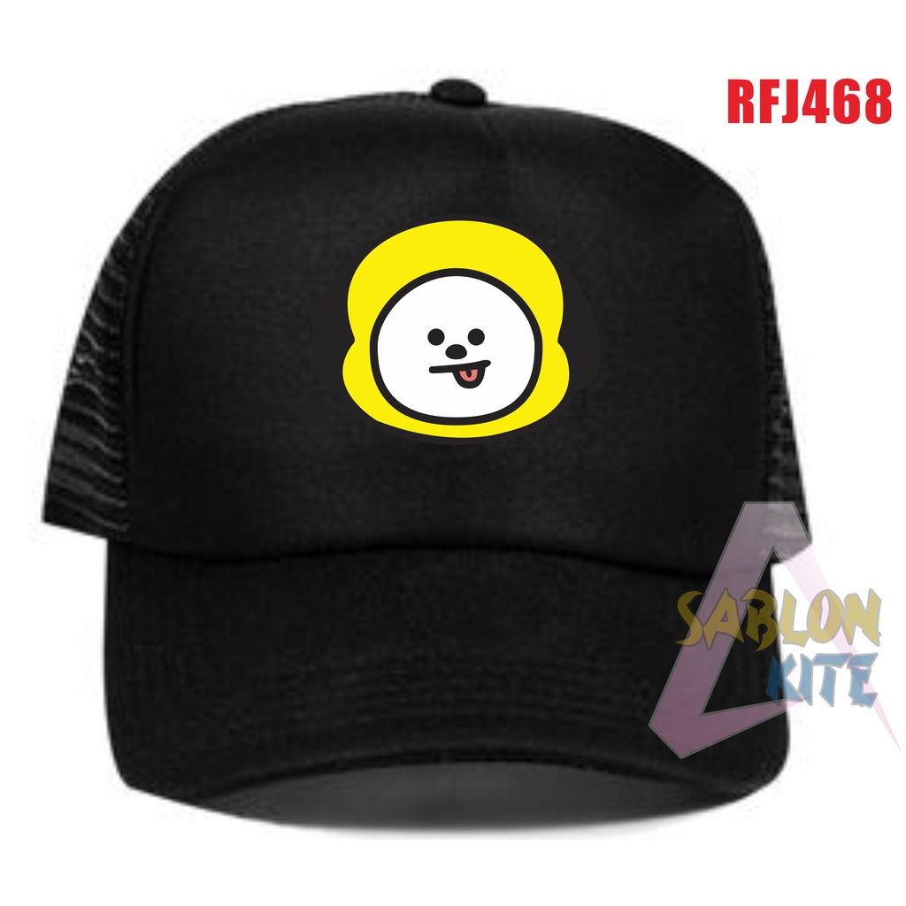 Topi Trucker Kpop tata chimmy cooky mang koya rj shooky RFJ468