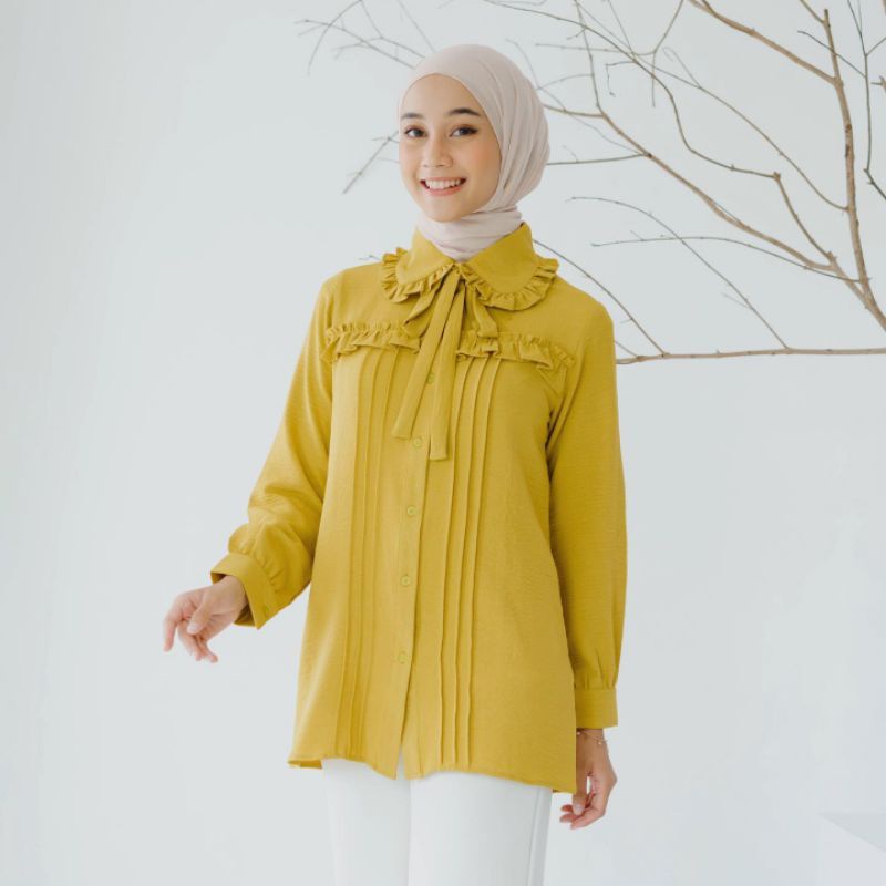 NANA BLOUSE CRINKLE AIRFLOW//ATASAN WANITA CRINKLE AIRFLOW