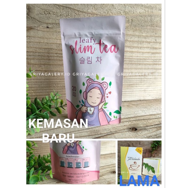 

Leafy Teh daun jati belanda Leafy ( pelangsing ) Tea Celup Penurun berat badan diet herbal alami