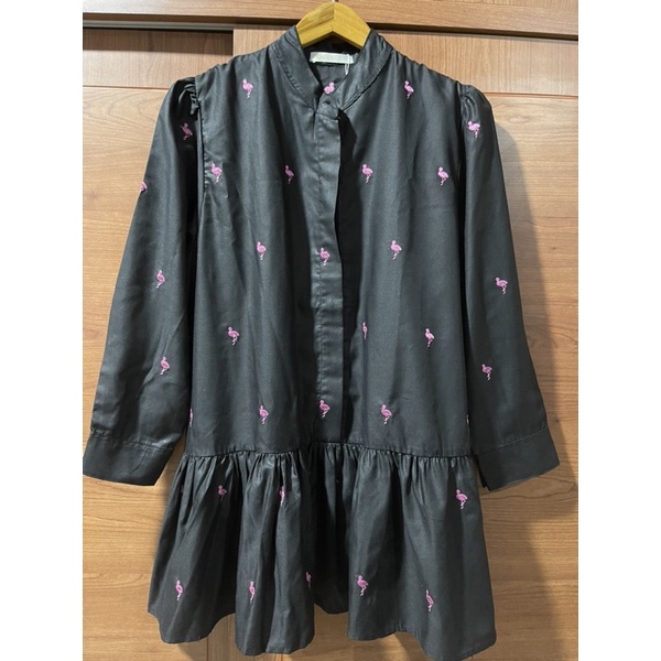 blouse odeca flamingo