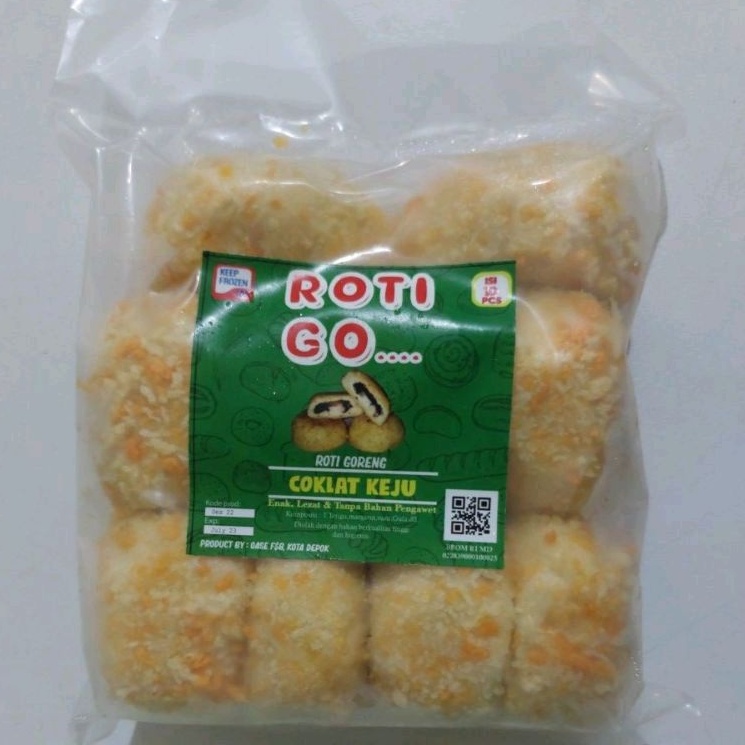 

Roti Go Roti Goreng Cokelat Keju isi 10