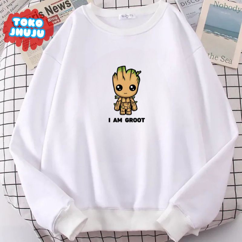 Sweater Dewasa I Am Groot