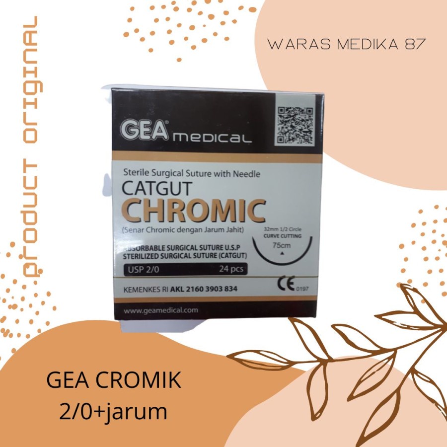 GEA  CHROMIC 2/0 + jrm