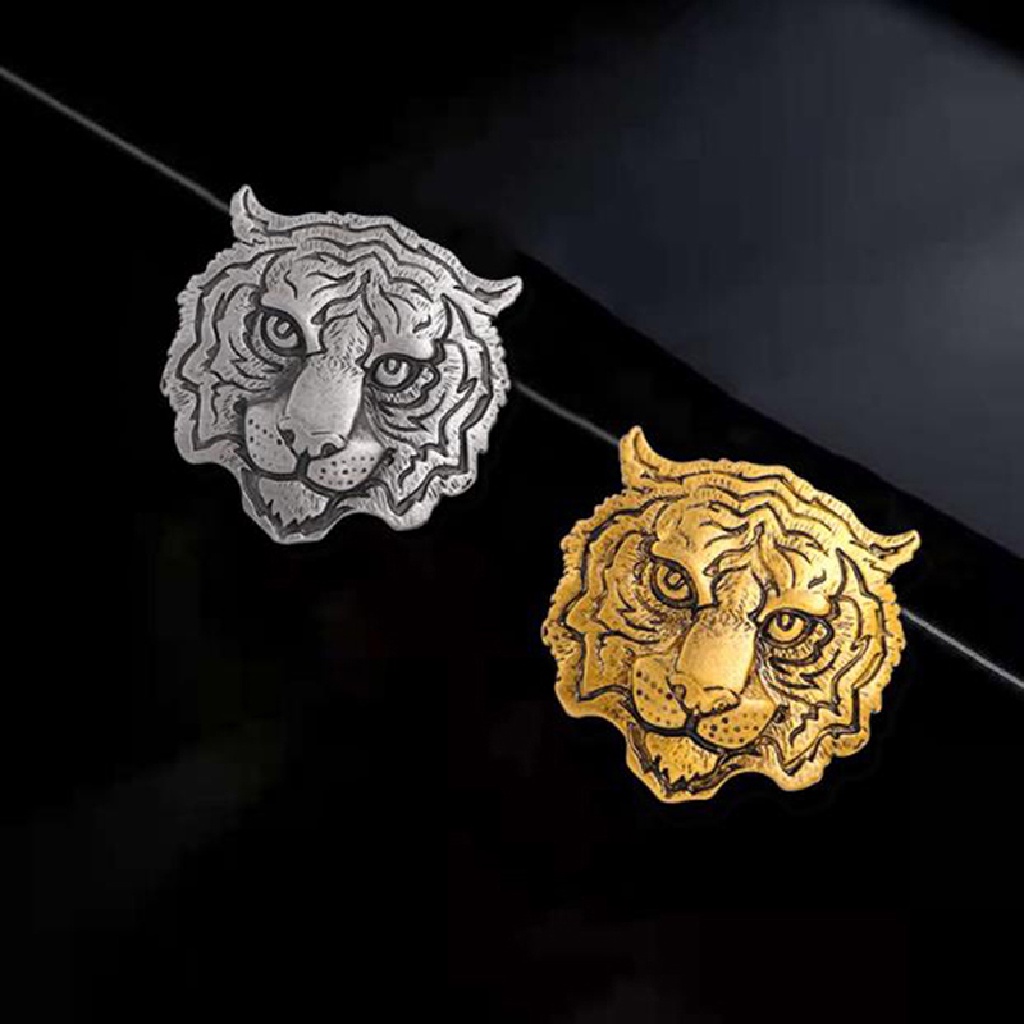 Hbid Berlian Imitasi Harimau Bros Tiger Head Pesta Santai Bros Pin Hadiah Glory