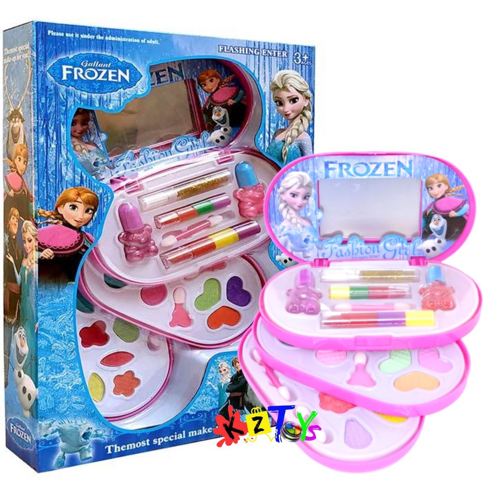 TERBARU! MAINAN MAKE UP ANAK LOL FROZEN 3 TINGKAT