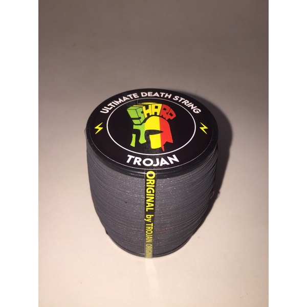 Senar Gelasan Trojan Ultimate Death String Halus Tajam Matot Senar Mati Total Import original