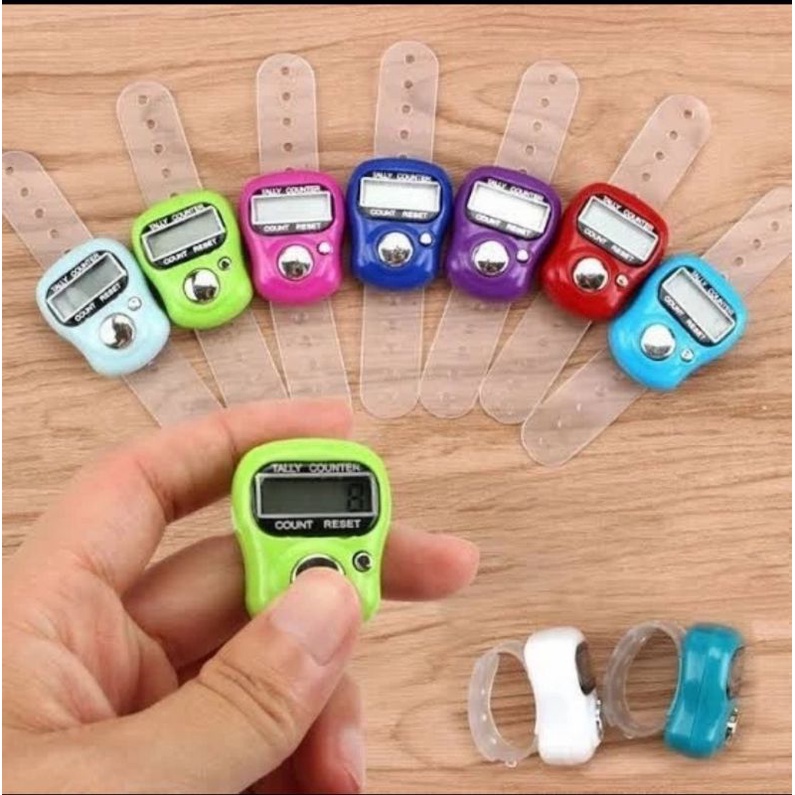 tasbih digital elektrik jari counter mini import murah