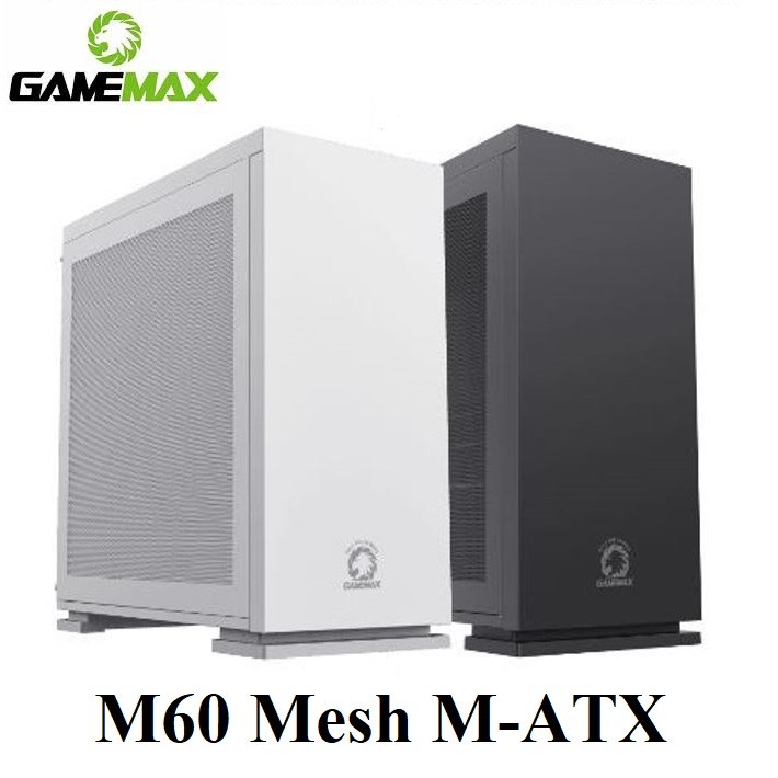Casing PC Gamemax M60 M-ATX Dual Mesh Side Casing Komputer Micro ATX