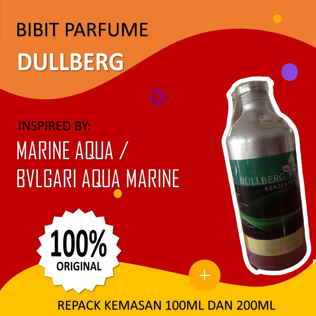 Bibit Parfum DULLBERG MARINE AQUA Searah dengan BVLGARI AQUA MARINE