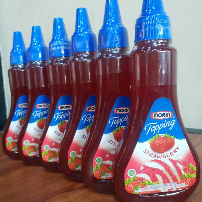 

selai topping morin strawberry gram halal