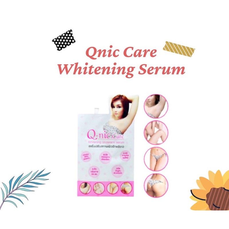 QNIC CARE Whitening Underarm Sachet Serum Thailand / Q-Nic / Topping Balm / Pemutih Ketiak / Dark Spot