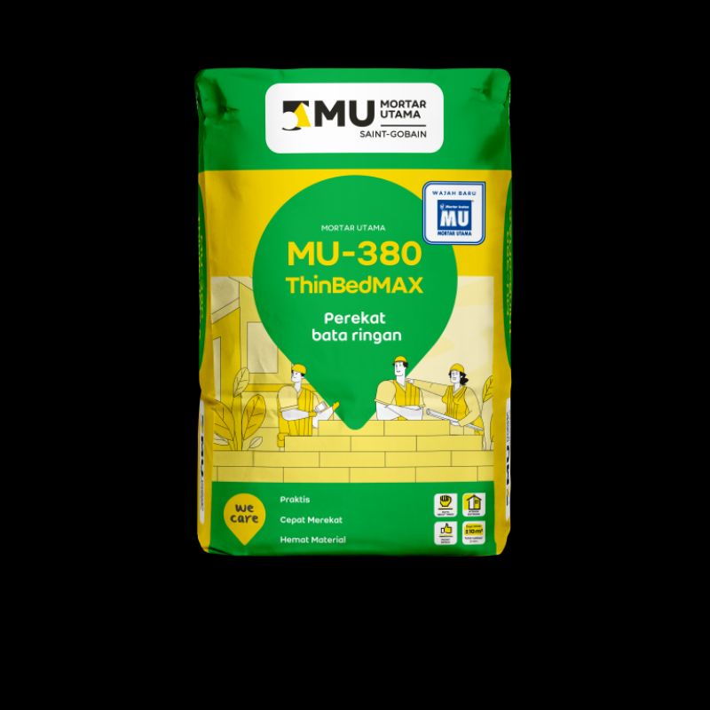 semen perekat bata ringan mortar MU 380 40kg