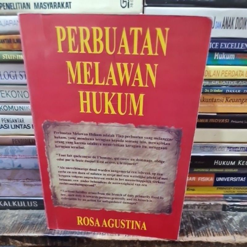 Jual Perbuatan Melawan Hukum By Rosa Agustina | Shopee Indonesia