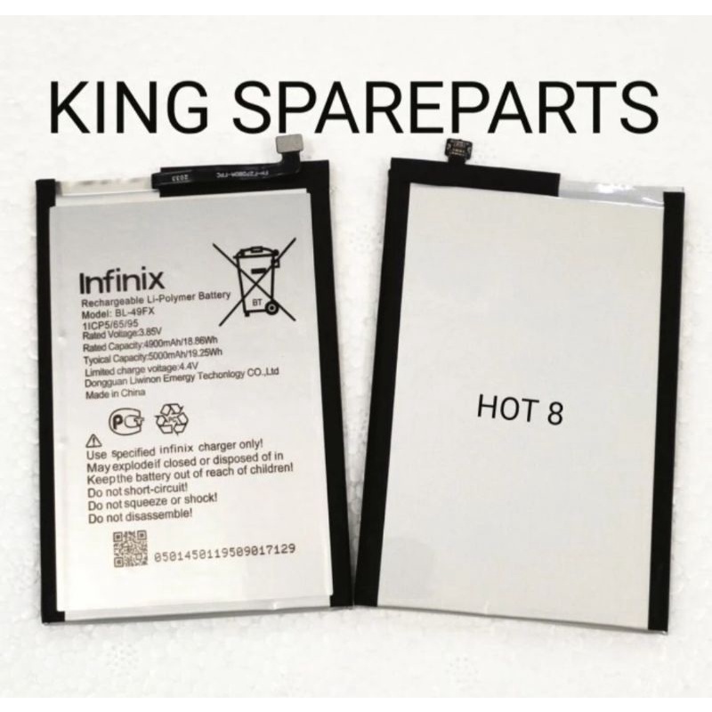BATERAI BATRE BATTERY INFINIX HOT 8 HOT 9 SMART 5 BL-49FX BL49GF BL49GX ORI99