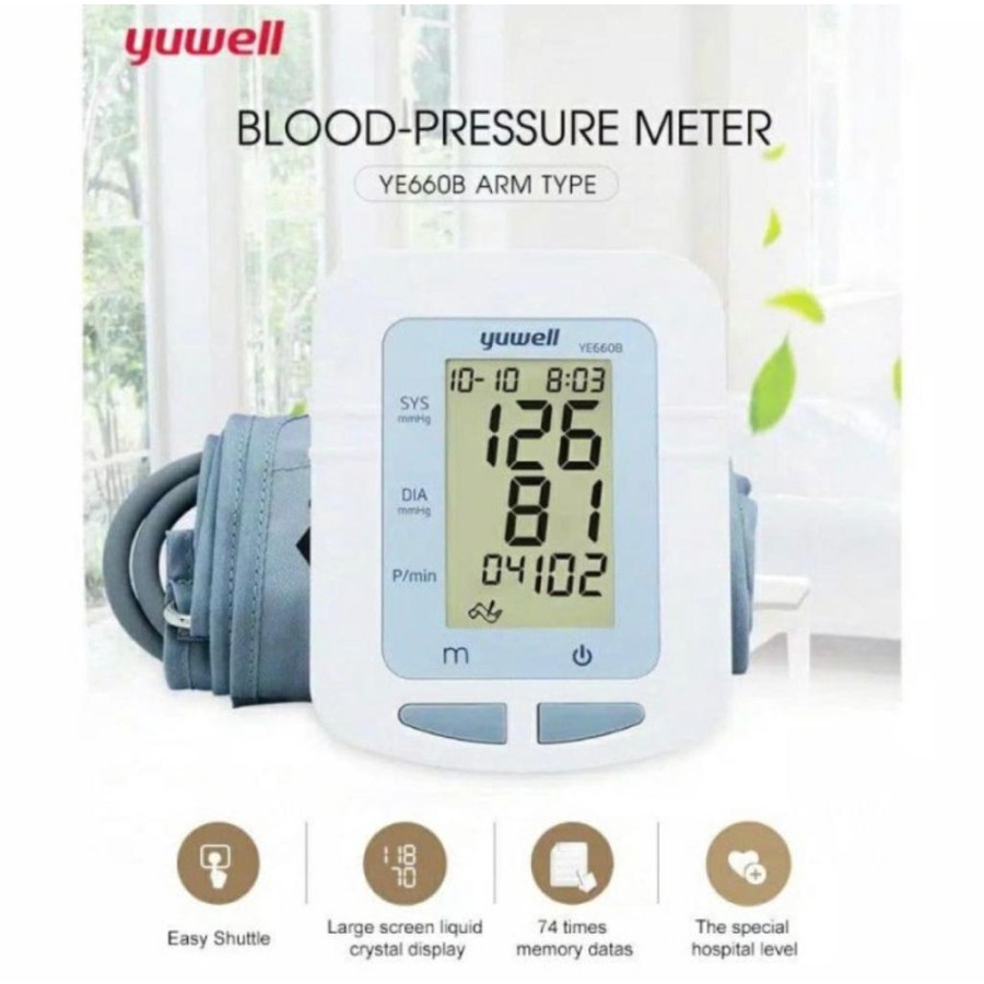 Tensimeter Digital Yuwell YE 660 B / Tensi Digital Yuwell YE660B