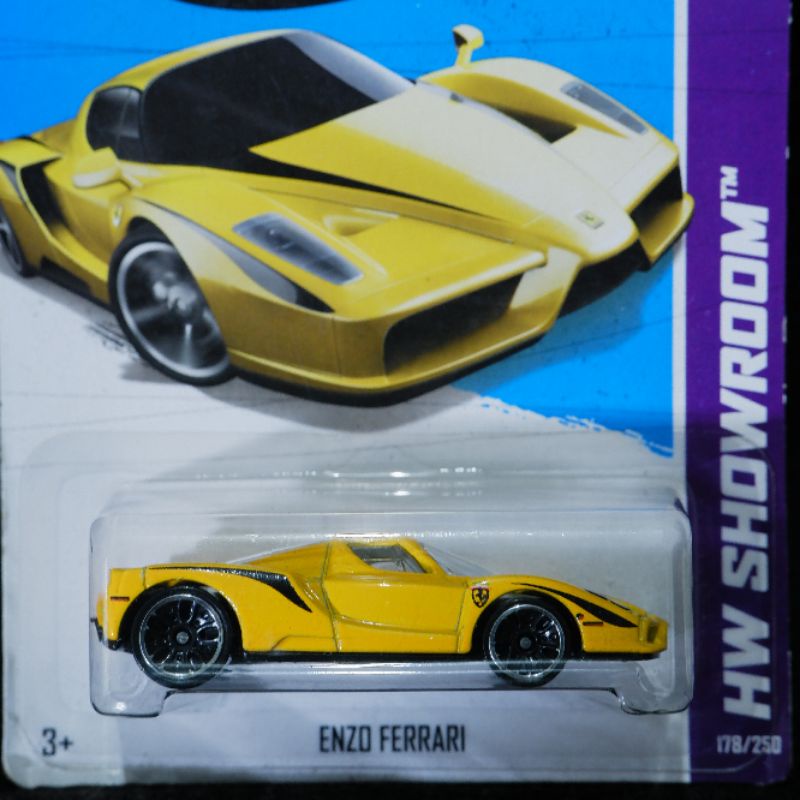 Diecast Mobil Hot Wheels Enzo Ferrari Kuning Yellow Enzo Ferrari