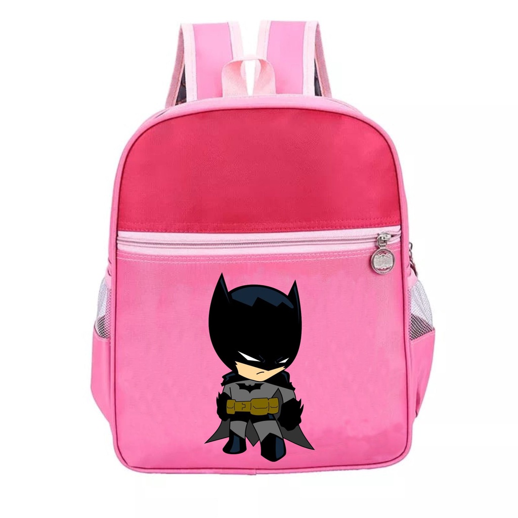 PVJ - Tas Ransel Anak Sekolah TK SD PAUD Motif Karakter Super Hero Lucu