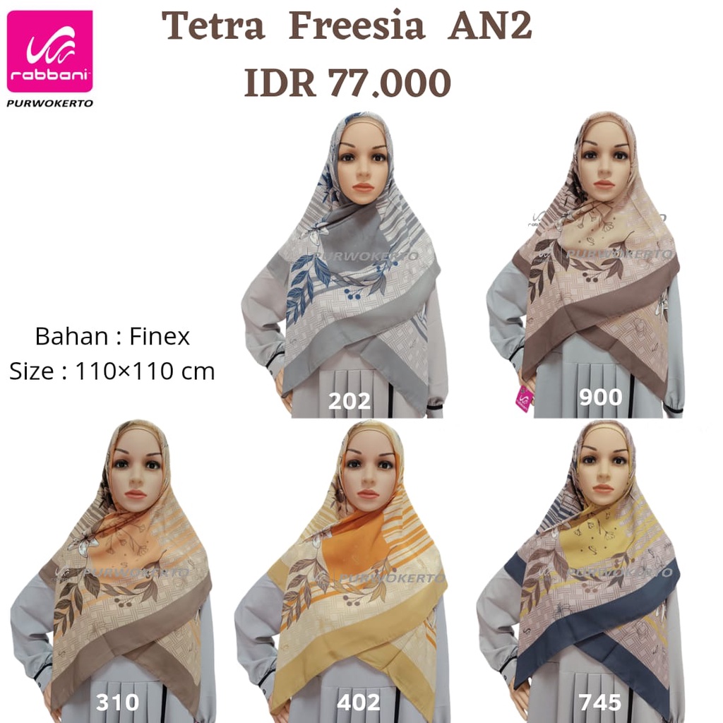 SEGIEMPAT RABBANI MOTIF TERBARU - TETRA RABBANI MOTIF