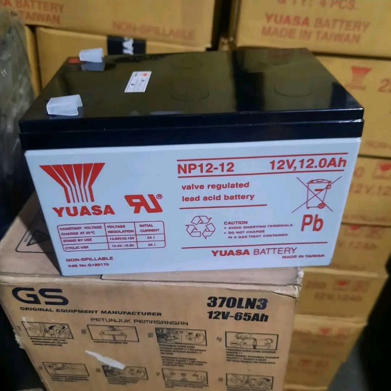 Aki Sepeda Listrik Selis 12v 12aH YUASA NP12-12