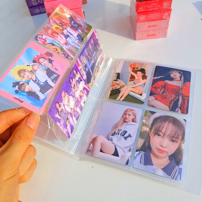 55pcs/set Kpop Blackpink HD Photocards Jisoo Paper Lomo Photo Card Lisa Rose Kartu Kolektif Blackpink
