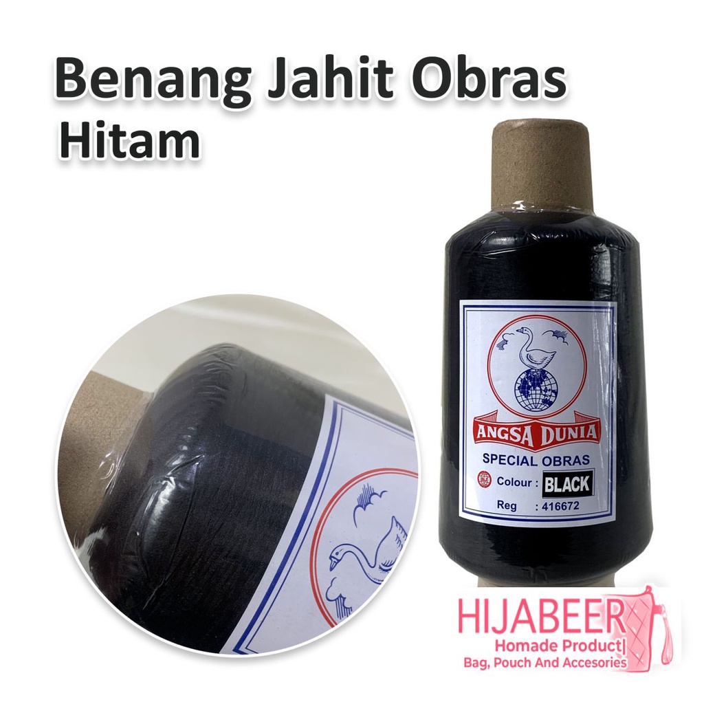 Benang Jahit Obras Merk Angsa Dunia