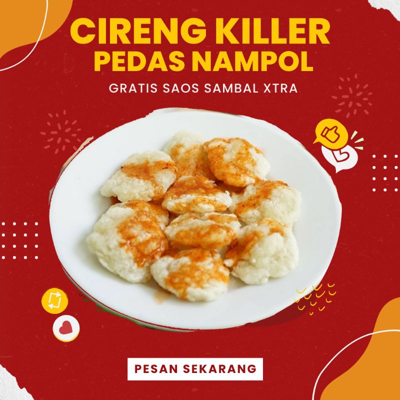 Cireng Killer Isi 12 Extra Pedas Killer || Home Made || Produksi Sendiri Waaahhh ! Gila Ga Tuh Makin TerKiller Killer