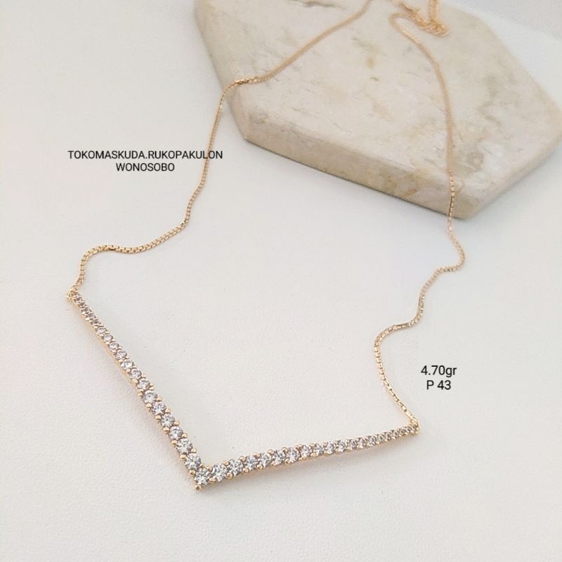 kalung fashion dewasa (emas asli 8k &amp; 9K)
