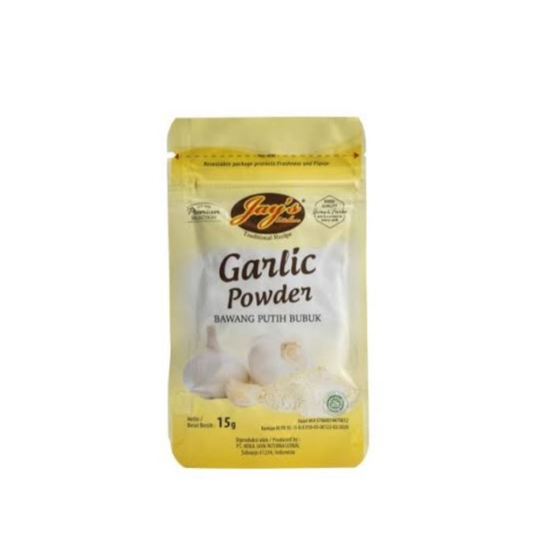 

Jay's Garlic Powder Zipper Pouch | Berat Bersih 15gr