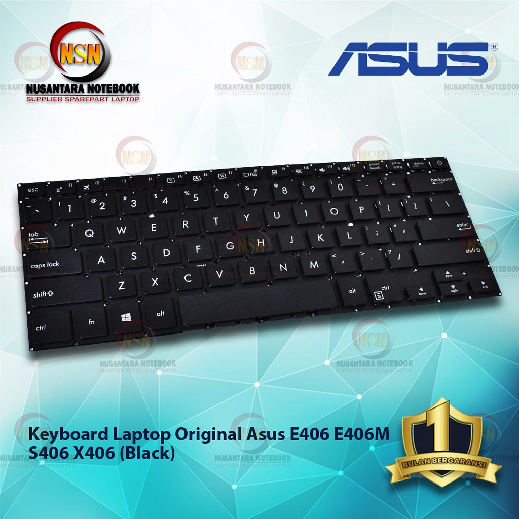 Keyboard Original Laptop Asus E406 E406M S406 X406 (Black)