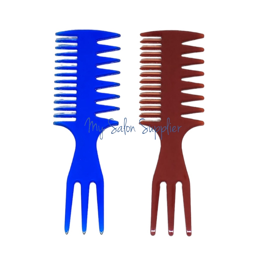 Sisir Barber Wide Teeth Mesh Comb 6 Gigi / 7 Gigi / 11 Gigi / 2in1 / 3in1