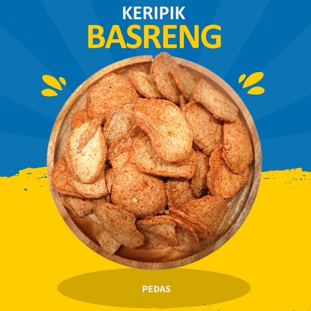 

Keripik Basreng Gurih Pedas 500gr