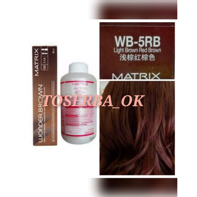 MATRIX WONDER BROWN LIGHT BROWN RED BROWN / WB-5RB DAN OXYDANT
