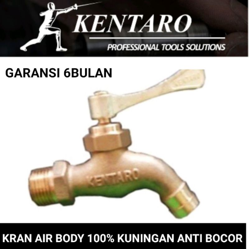 KERAN AIR 3/4&quot; 100% KUNINGAN (GARANSI 6BULAN) KENTARO JAPAN QUALITY