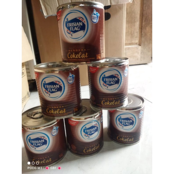 

Susu Kental Manis Frisian Flag Kaleng putih dan coklat 370 G