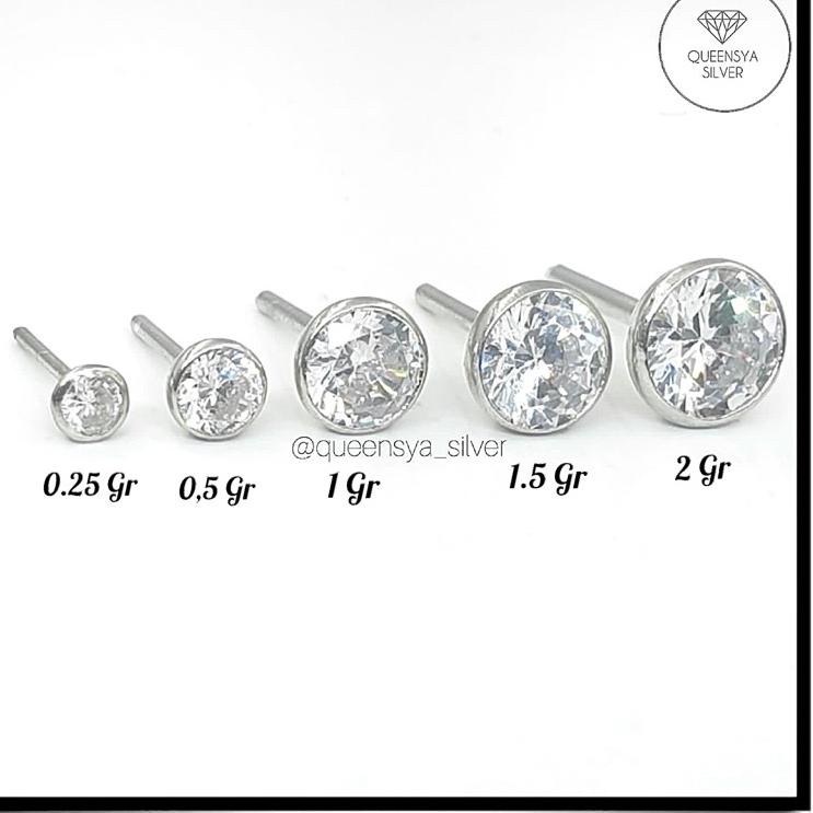 "SBS.08Ja23ᴼ" Anting Korea Anting Tusuk Anting Pria Wanita Perak Silver Asli 925 Model MATA BURUNG L
