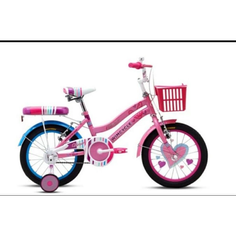 Sepeda anak perempuan 16 inch Wimcycle CLARA