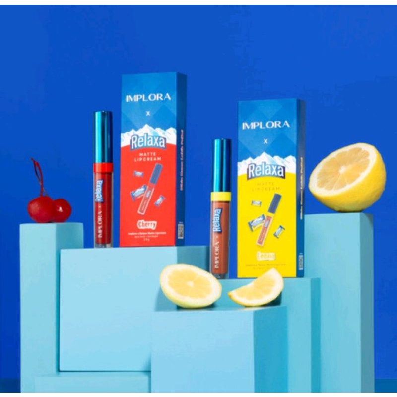 IMPLORA RELAXA LIP CREAM MATTE CHERRY LEMON / LIP COLOR - LIP CARE