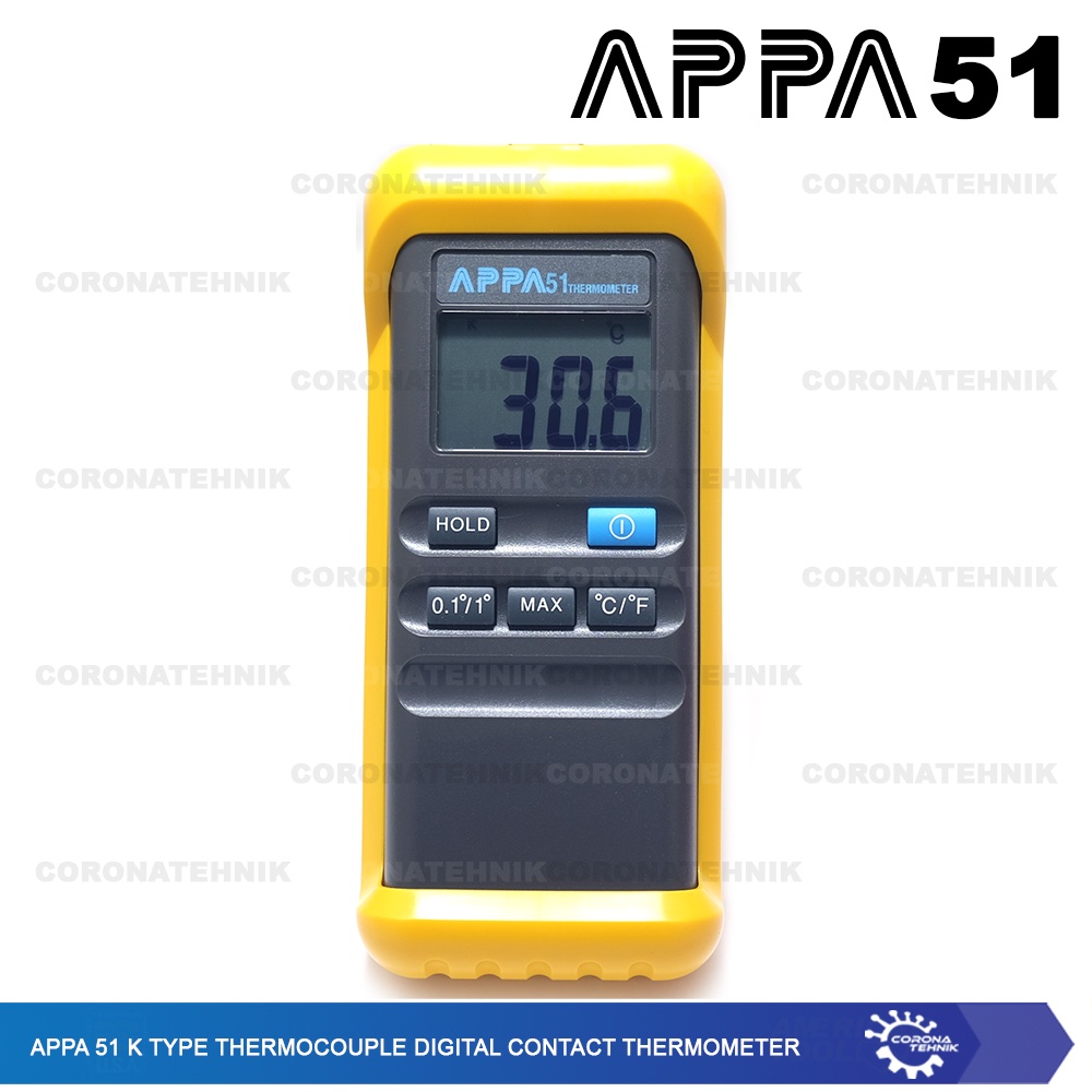 APPA 51 K Type Thermocouple Digital Contact Thermometer - Taiwan