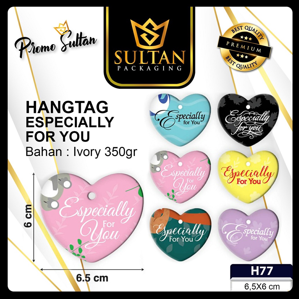 

Hangtag|Hangtag Murah |Hangtag Especially For You|Hangtag Ivory|H77