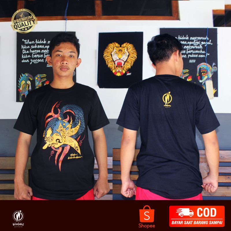 KAOS WAYANG KARAKTER WERKUDARA