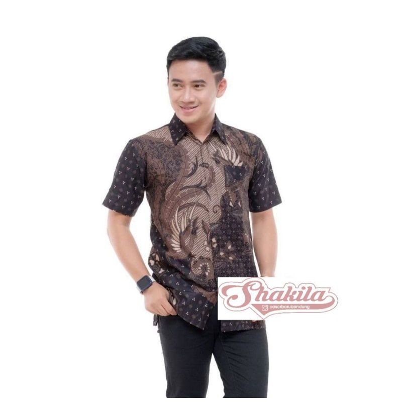 BAJU KEMEJA BATIK PENDEK PANJANG PREMIUM KATUN PREMIUM MOTIF TERBARU KEKINIAN BRAND BANDUNG M L XL XXL