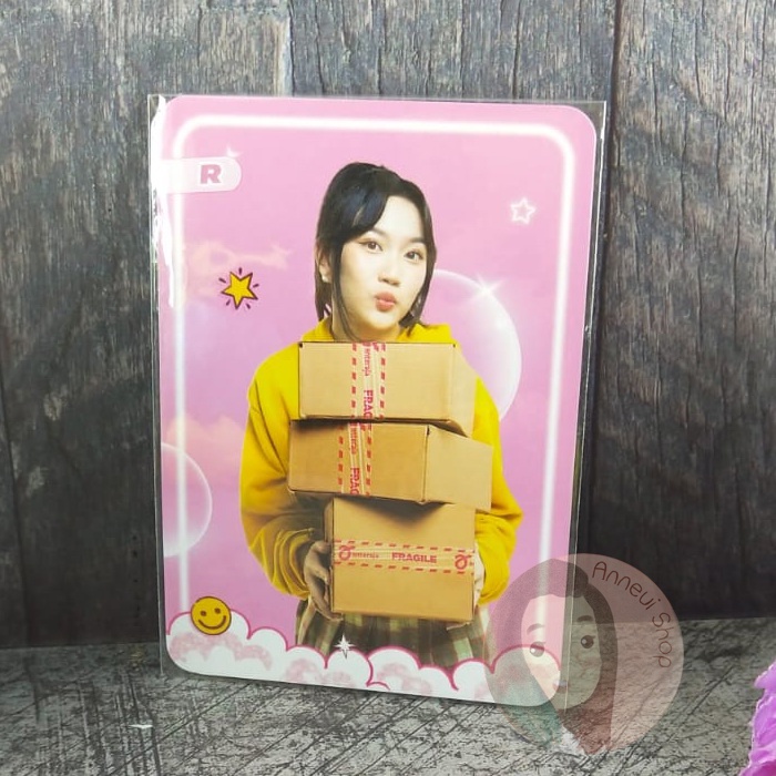 PC Photocard Kartu R Anteraja x JKT48 Chika Christy Feny Fiony Gracia Jinan Marsha Shani Zee Senbatsu Single Flying High