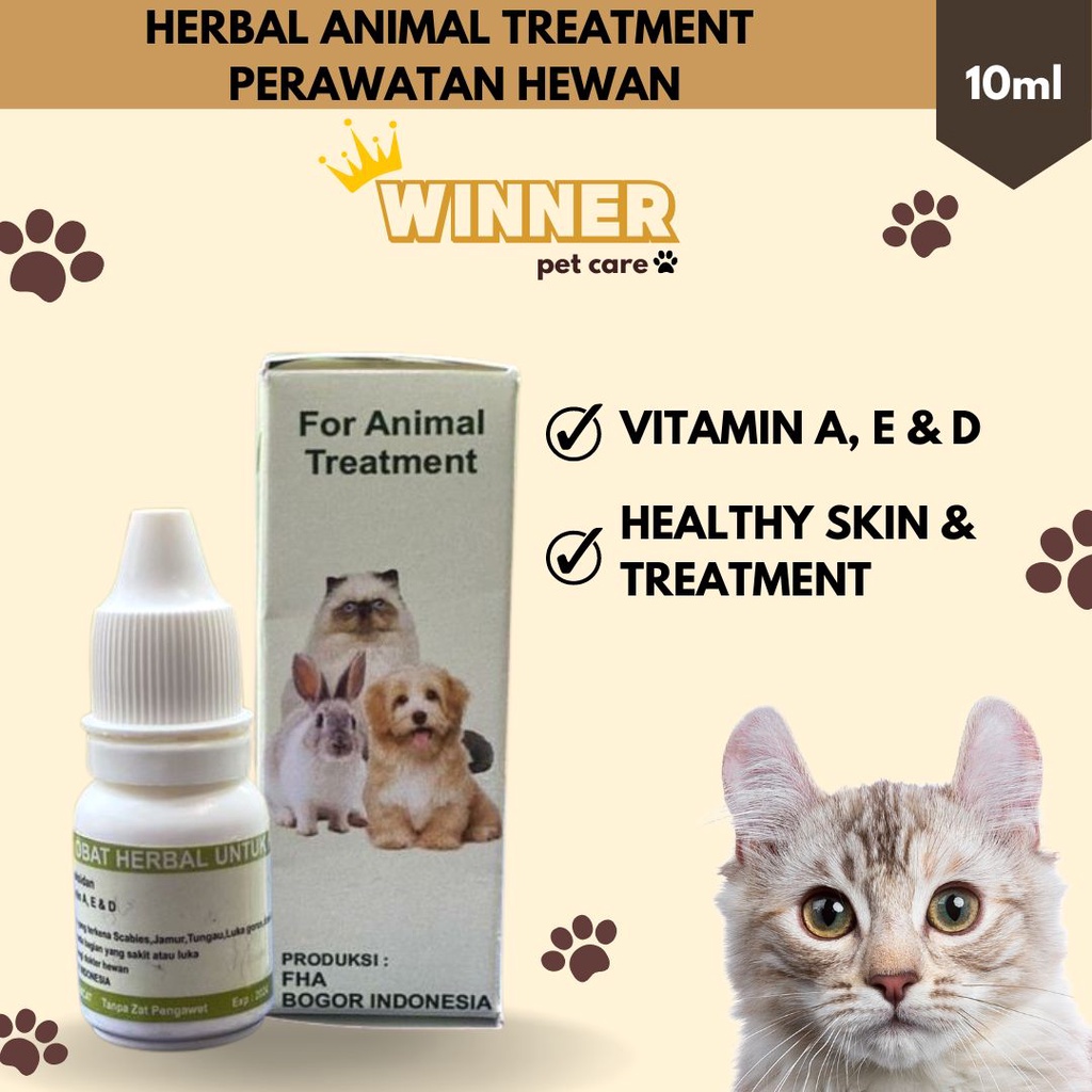 Herbal Animal Treatment Perawatan Hewan 10ml