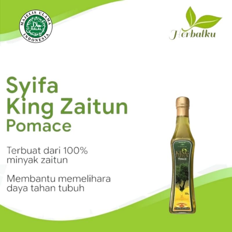 

king zaitun pomace syifa //100% minyak zaitun