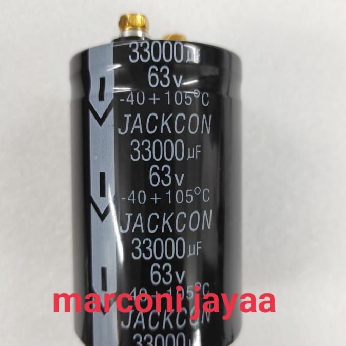 Kapasitor Elco 33000Uf 63V Jackson
