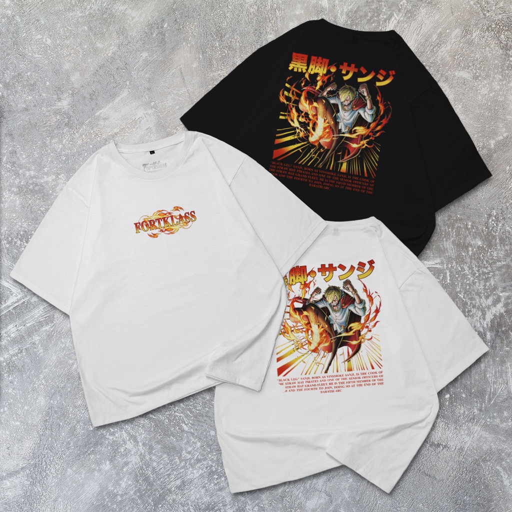 HipNop Kaos Oversize SANJIFIRE T-Shirt Cowok Premium