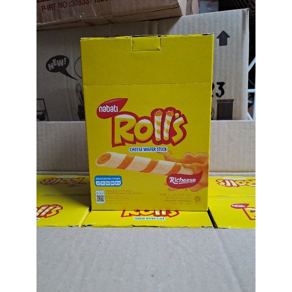 

Nabati Rolls Keju @8 gr (1 box=20 pc)