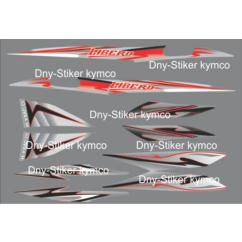 stiker kymco libero