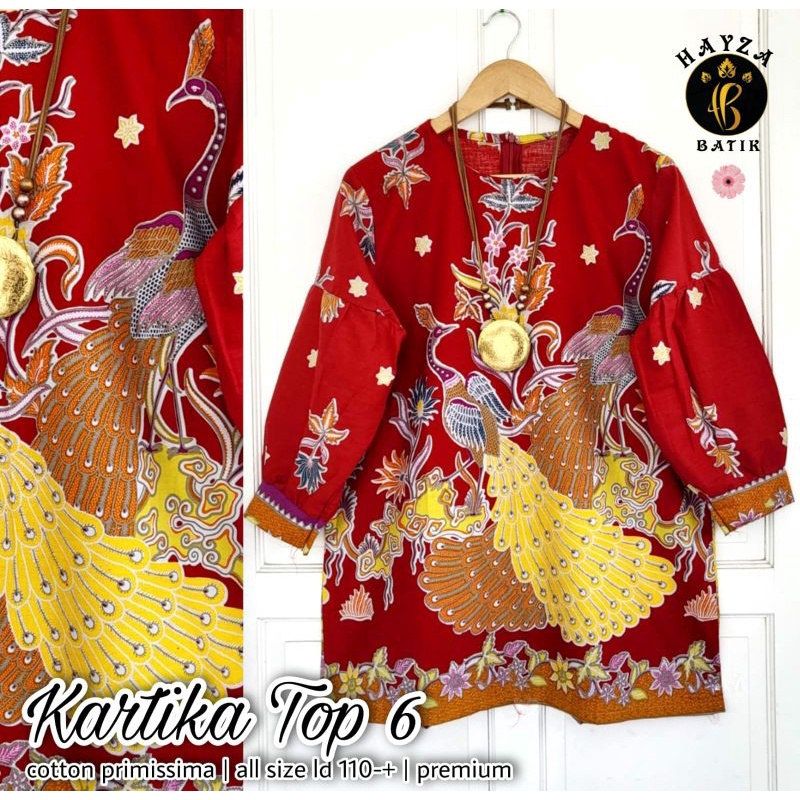 TUNIK BATIK/BAJU BATIK SOLO PREMIUM/LULUS STORE ID
