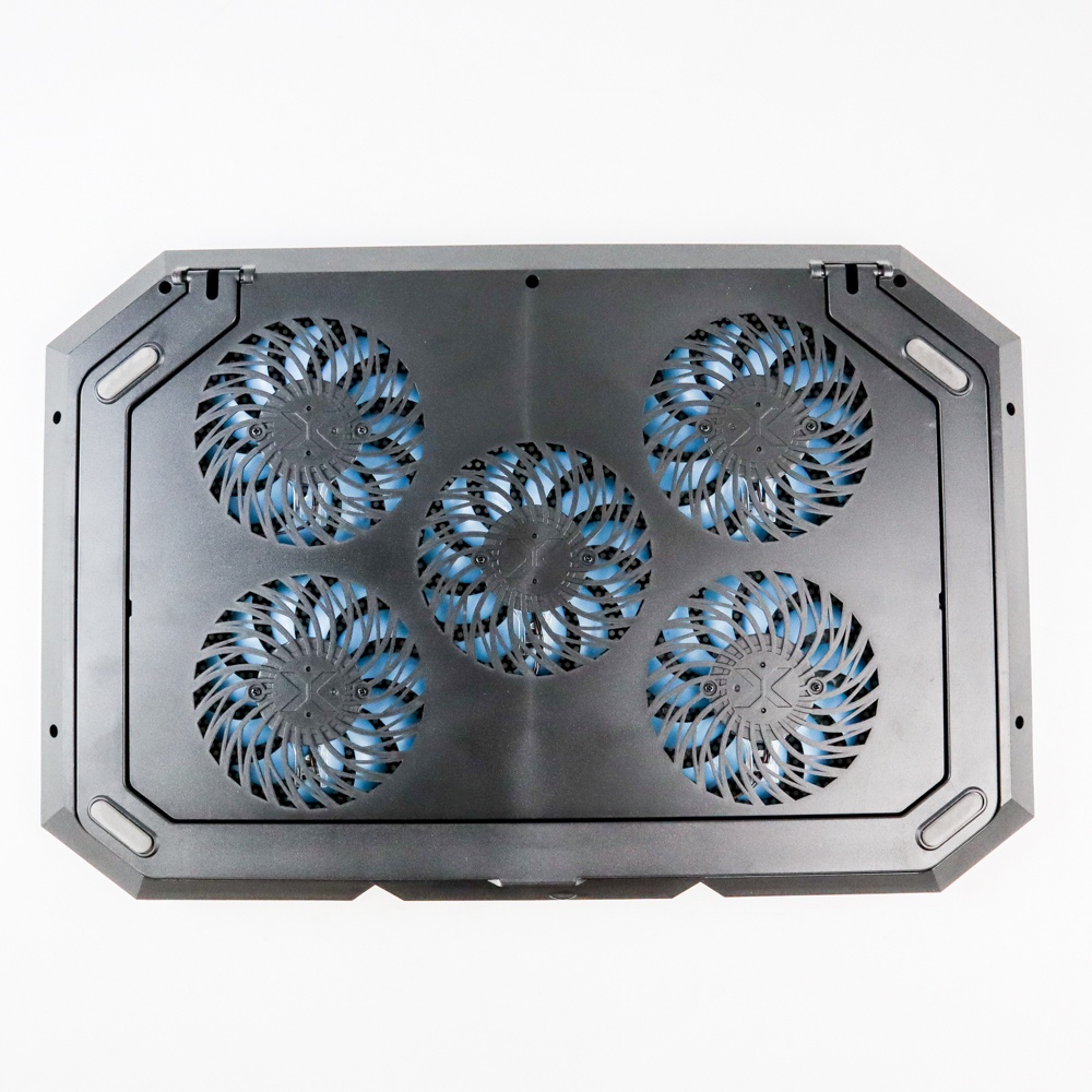 Cooling Pad 17 Inch RGB 1400 RPM 5 Fans - YL-018 - Black